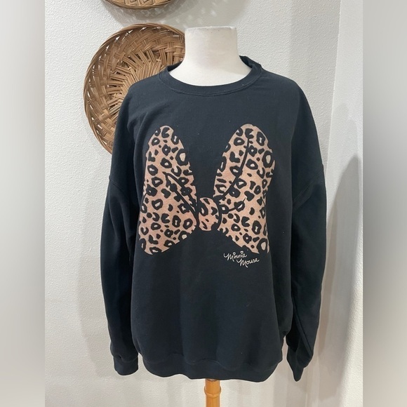 Star Wars Sweaters - DISNEY Mini Mouse Leopard Sweatshirt